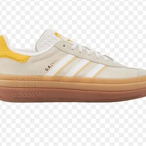 Adidas Women's Gazelle Sneakers - Cream and Yellow